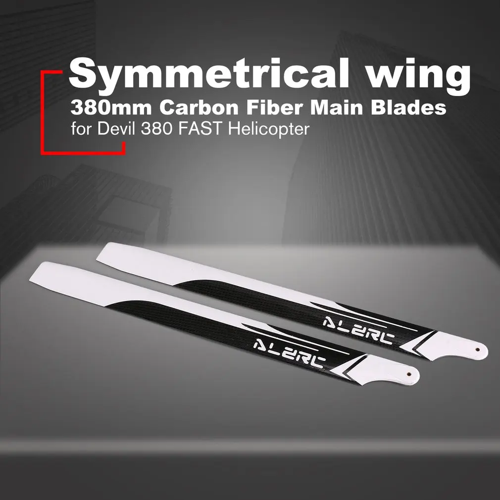 ALZRC 325/380/425mm Carbon Fiber Main Blades Propeller Props for Devil 380 FAST Align Helicopter RC Aircraft Parts Accessories
ALZRC 325/380/425mm Carbon Fiber Main Blades Propeller Props for Devil 380 FAST Align Helicopter RC Aircraft Parts Accessories