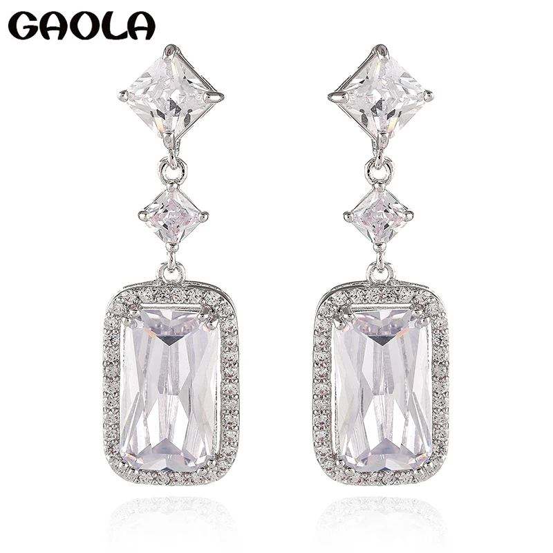 GAOLA New Design Square Earring Clear Cubic Zirconia Women GEOMETRIC Dangle Earrings GLE10017
GAOLA New Design Square Earring Clear Cubic Zirconia Women GEOMETRIC Dangle Earrings GLE10017