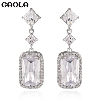 GAOLA New Design Square Earring Clear Cubic Zirconia Women GEOMETRIC Dangle Earrings GLE10017
GAOLA New Design Square Earring Clear Cubic Zirconia Women GEOMETRIC Dangle Earrings GLE10017