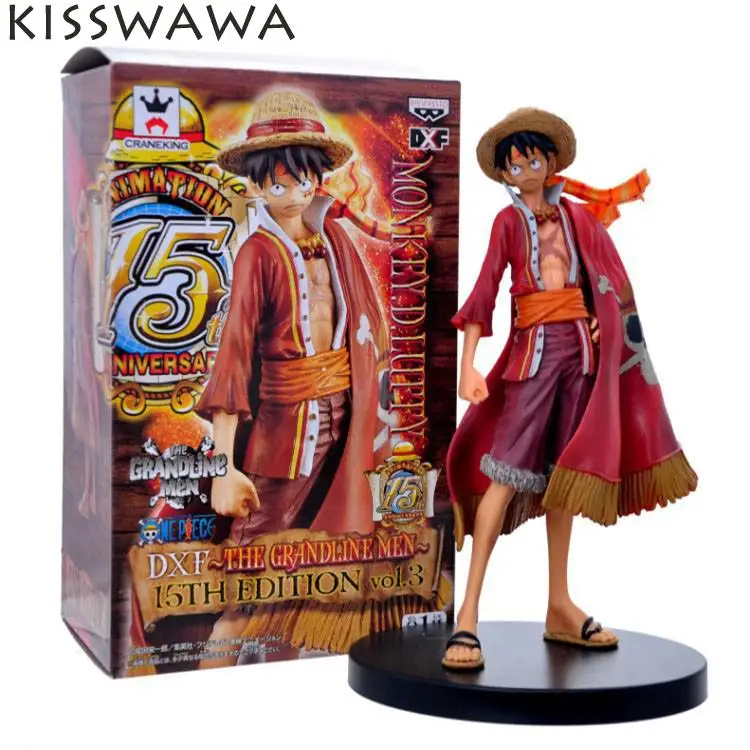 KISSWAWA One Piece Straw Hat Luffy Pvc Action Figure Collection Model Toys One Piece Sexy One Piece Swim Suits Straw Hat