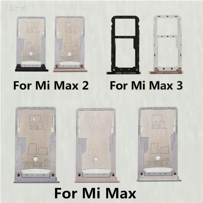 SIM Card Tray Slot Holder Adapters For Xiaomi Max 2 3 Max2 Max3 Replacement Parts
SIM Card Tray Slot Holder Adapters For Xiaomi Max 2 3 Max2 Max3 Replacement Parts