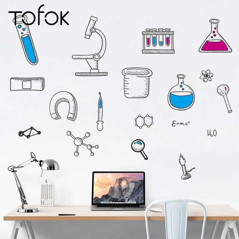 Tofok Chemical Element Laboratory Wall Stickers Classroom Children Room Home Decor Decals 30*90cm PVC Removable Adhesive Sticker
Tofok Chemical Element Laboratory Wall Stickers Classroom Children Room Home Decor Decals 30*90cm PVC Removable Adhesive Sticker