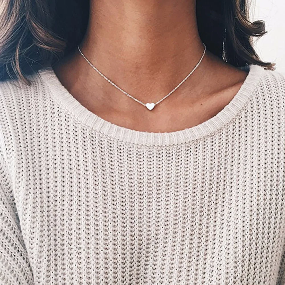 Classic Love Heart Choker Necklace Women New Fashion Simple Gold-color Jewelry Bijoux Cute Gift Wholesale #250975
Classic Love Heart Choker Necklace Women New Fashion Simple Gold-color Jewelry Bijoux Cute Gift Wholesale #250975