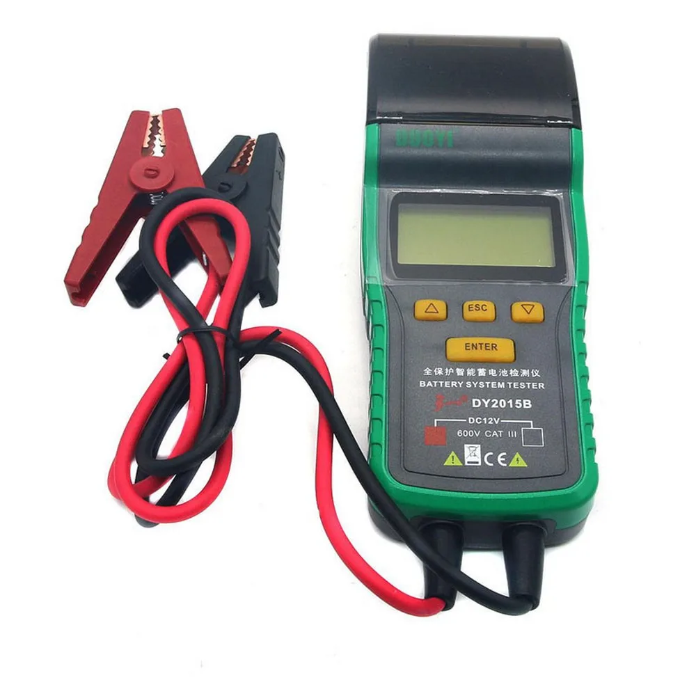 Car Battery Tester 12V Car Storage Battery Tester Analyzer with Thermal Printer Battery Test Auto Diagnostic Tools
Car Battery Tester 12V Car Storage Battery Tester Analyzer with Thermal Printer Battery Test Auto Diagnostic Tools