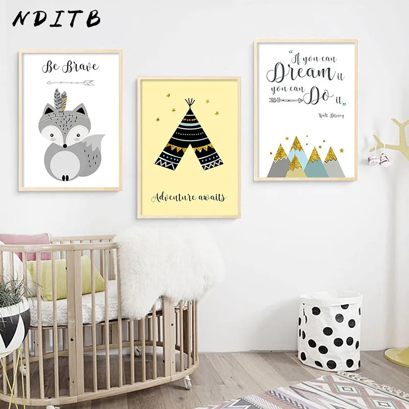 NDITB Tribe Woodland Animal Fox Feather Canvas Art Poster Nursery Print Cartoon Tent Wall Picture for Kids Living Room Decor
NDITB Tribe Woodland Animal Fox Feather Canvas Art Poster Nursery Print Cartoon Tent Wall Picture for Kids Living Room Decor