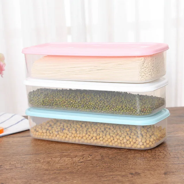 Plastic Rectangular Sealing Refrigerator Liner Grain Storage Box Noodles Receive Case Food Containers Lid Crisper Drawer
Plastic Rectangular Sealing Refrigerator Liner Grain Storage Box Noodles Receive Case Food Containers Lid Crisper Drawer