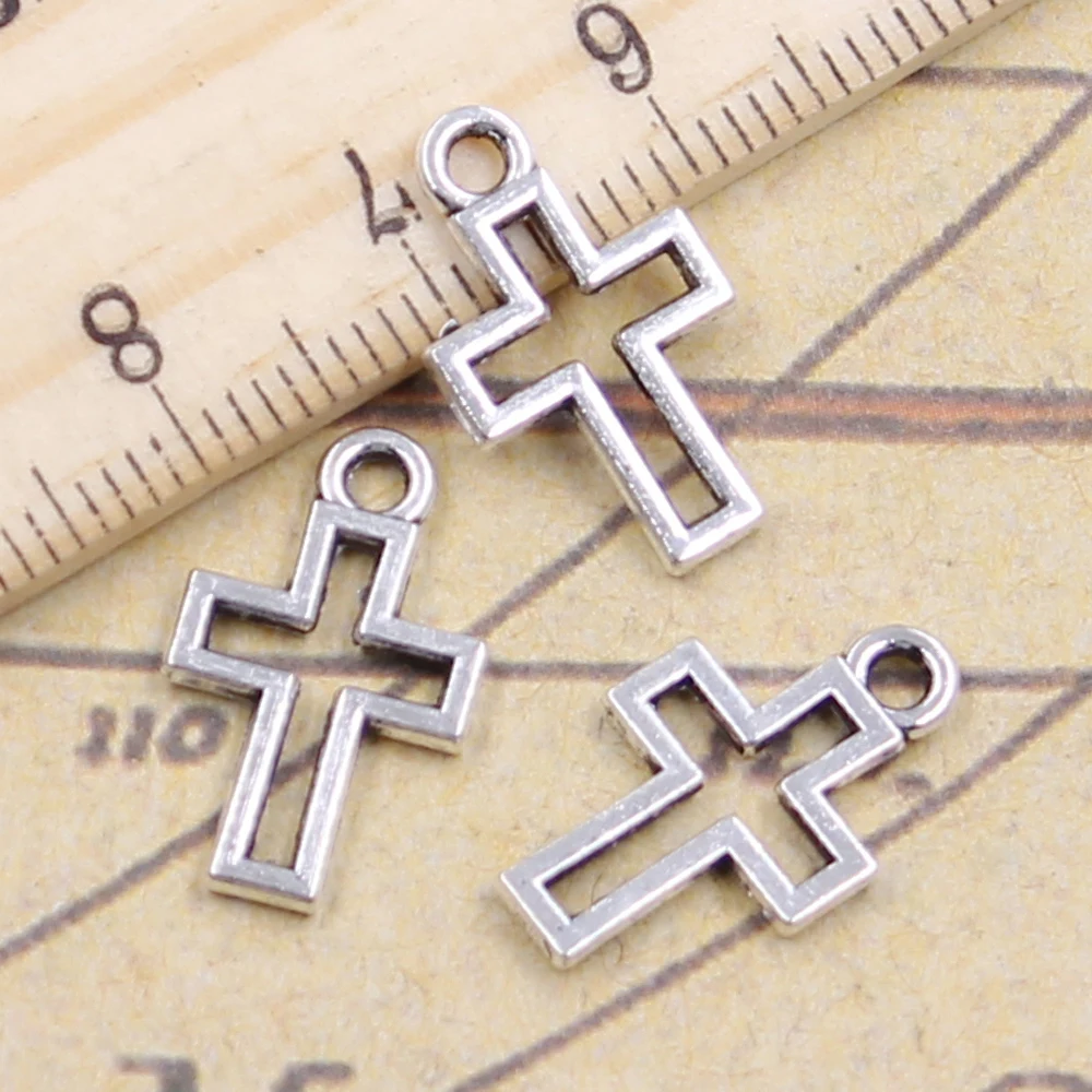 20pcs Charms hollow lovely cross 17x10mm Antique Silver Plated Pendants Making DIY Handmade Jewelry Factory Wholesale
20pcs Charms hollow lovely cross 17x10mm Antique Silver Plated Pendants Making DIY Handmade Jewelry Factory Wholesale