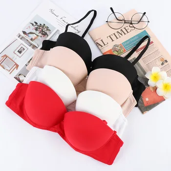 Women Invisible Bra Push Up Smooth Edge Half A Cup Gather Post Double Breasted Detachable Straps A B C soft Cup
Women Invisible Bra Push Up Smooth Edge Half A Cup Gather Post Double Breasted Detachable Straps A B C soft Cup