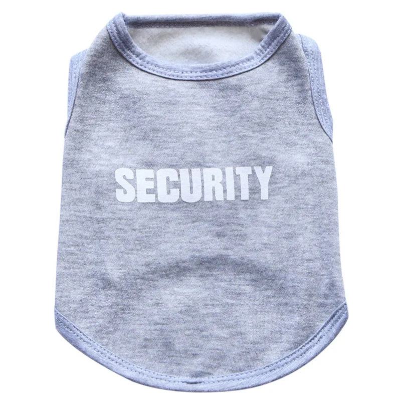 Summer Puppy Clothing Shirts Security Pet Dog Clothes for Small Dog Vest Chihuahua Teddy Yorkie Cat Vest Spring Pet Apparel 20A
Summer Puppy Clothing Shirts Security Pet Dog Clothes for Small Dog Vest Chihuahua Teddy Yorkie Cat Vest Spring Pet Apparel 20A