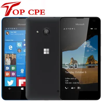 

Original Unlocked Nokia Microsoft Lumia 550 Quad-core 8GB ROM 1GB RAM 5MP Windows mobile phone LTE 4G 4.7" 1280x720 Refurbished