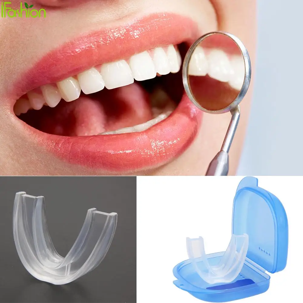 Image Stop Snoring Sleep Apnea Guard Anti Snore Mouthpiece Mouth Guard Apnea Guard Bruxism Tray Sleeping Aid Stop Snoring Solution