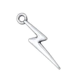 my shape 30pcs/lot Mental weather Symbol lightning Bolt Mfi bracelets charm For Jewelry Making Diy Christmas Gift For Unisex
my shape 30pcs/lot Mental weather Symbol lightning Bolt Mfi bracelets charm For Jewelry Making Diy Christmas Gift For Unisex