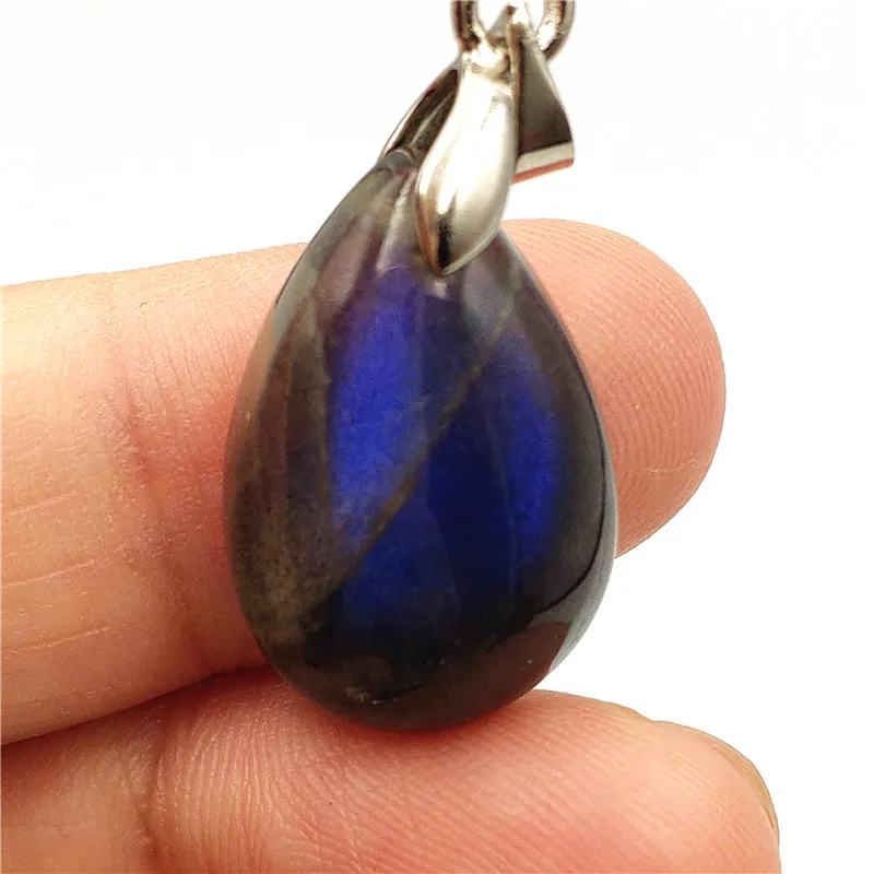 Natural Labradorite Necklace Pendant (4)