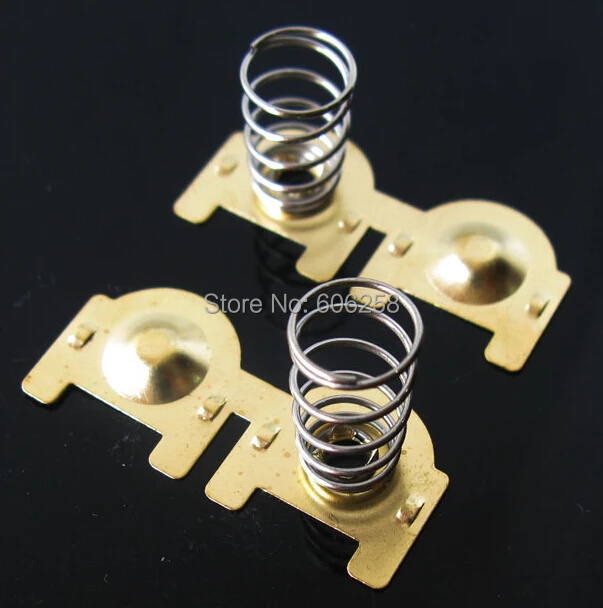 DIY Element copper 18650 battery pole Contacts Anode / Negative Electrode contiguous Spring 10Pair
DIY Element copper 18650 battery pole Contacts Anode / Negative Electrode contiguous Spring 10Pair