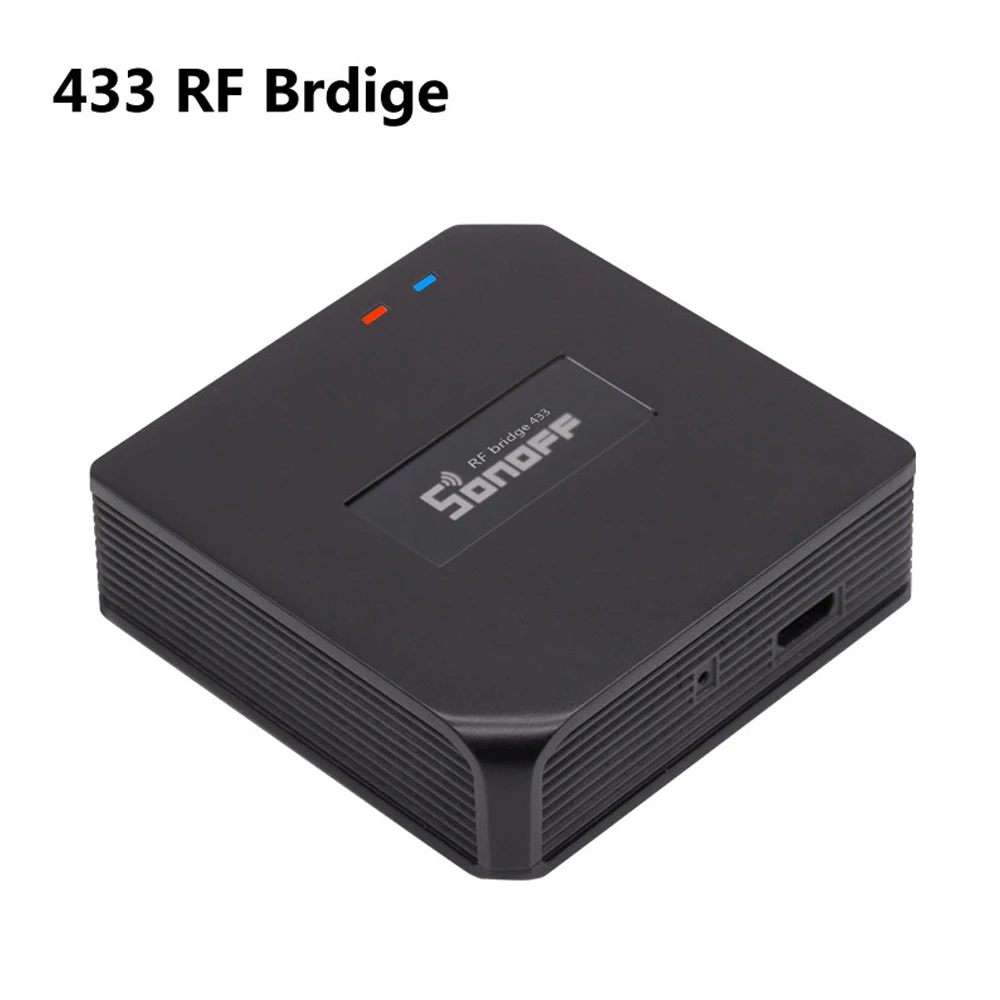 Sonoff RF Bridge WiFi 433 MHz Remote Control Smart Home Automation Universal Switch Intelligent Domotica Wi-Fi Replacement
Sonoff RF Bridge WiFi 433 MHz Remote Control Smart Home Automation Universal Switch Intelligent Domotica Wi-Fi Replacement