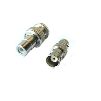 10 Pieces BNC - RCA Adapter BNC Female To RCA Male Connector +BNC Male to RCA Female Nickelplated Straight Connector 
10 Pieces BNC - RCA Adapter BNC Female To RCA Male Connector +BNC Male to RCA Female Nickelplated Straight Connector