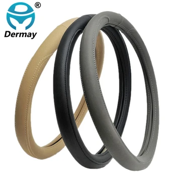 DERMAY Car Steering Wheel Cover High Quality Soft PU Leather Anti-Slip For 38CM Auto Car Steering-Wheel Protector Free Shipping
DERMAY Car Steering Wheel Cover High Quality Soft PU Leather Anti-Slip For 38CM Auto Car Steering-Wheel Protector Free Shipping
