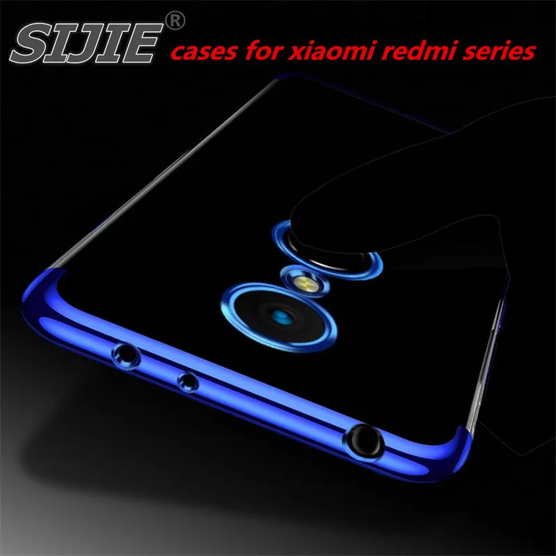 

cases for xiaomi redmi note 4 4X 5 5plus 5A 6 pro prime plating 2GB 3GB 4GB 16GB 32GB 64GB soft Protect TPU Cover silicone Coque