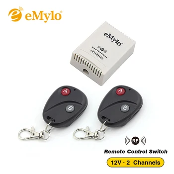 eMylo DC 12V 2CH Wireless Remote Control Switch Relay Controller Transmitter Intelligent Code Momentary Lamp Led Light 433Mhz
eMylo DC 12V 2CH Wireless Remote Control Switch Relay Controller Transmitter Intelligent Code Momentary Lamp Led Light 433Mhz