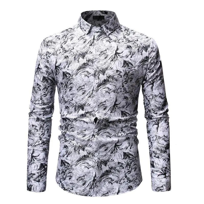 Leisure Stage Mens Shirts Plant flower Hawaiian Shirt Floral Blouse Men Long sleeve Slim White Red Blue
Leisure Stage Mens Shirts Plant flower Hawaiian Shirt Floral Blouse Men Long sleeve Slim White Red Blue