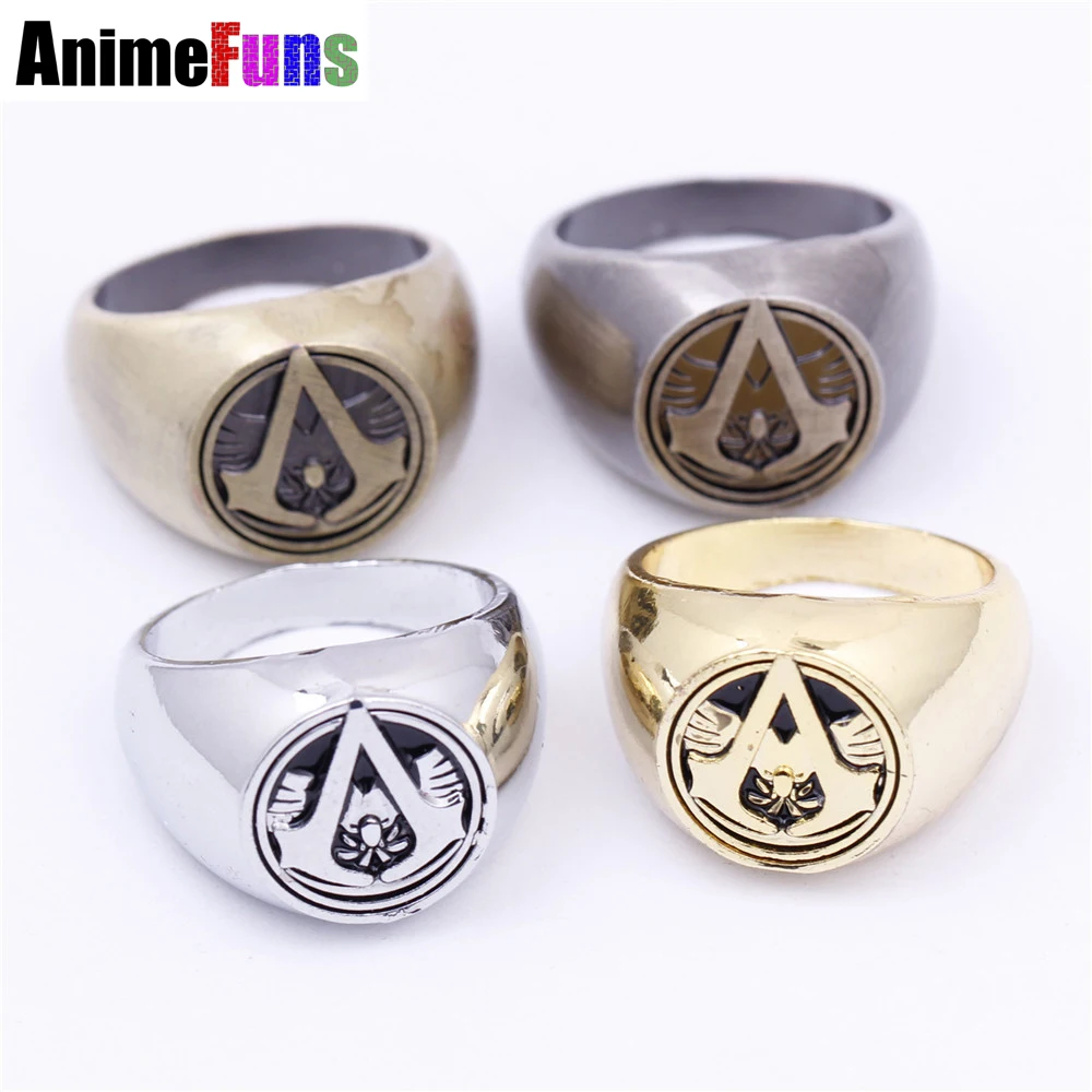 Game Assassins Master Ring Anime Cosplay Accessories Bronze / anti-silver 4 color men anillos for Christmas party role Rings
Game Assassins Master Ring Anime Cosplay Accessories Bronze / anti-silver 4 color men anillos for Christmas party role Rings