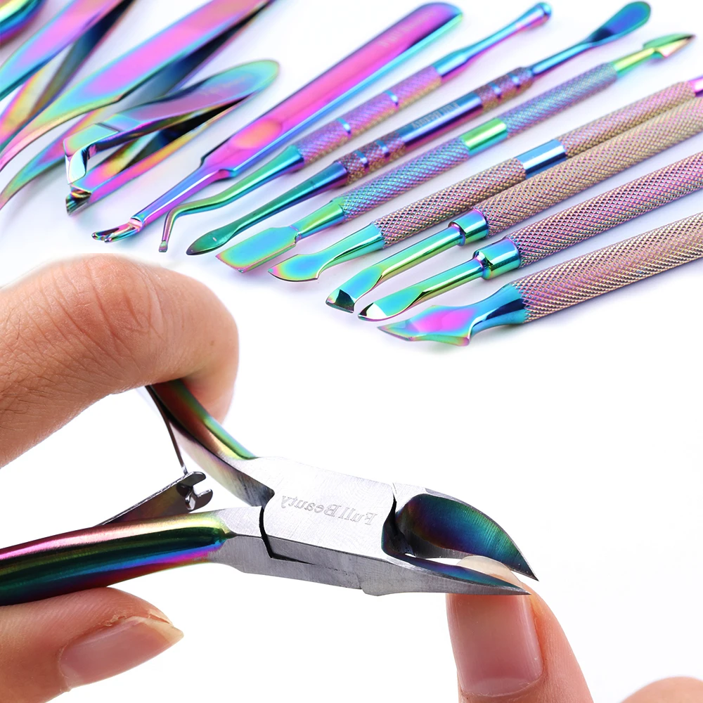 1pcs Chameleon Nail Cuticle Pusher Scissor Tweezers Stainless Steel Dual Head Pedicure Gel Remover Manicure Care Tool BE01-12/FB
1pcs Chameleon Nail Cuticle Pusher Scissor Tweezers Stainless Steel Dual Head Pedicure Gel Remover Manicure Care Tool BE01-12/FB