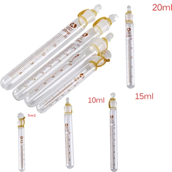 5/10/15/20ml Lab Supplies Glass Tube Graduated Lab Clear Glass Test Tube Round Bottom With Stopper Glassware
5/10/15/20ml Lab Supplies Glass Tube Graduated Lab Clear Glass Test Tube Round Bottom With Stopper Glassware