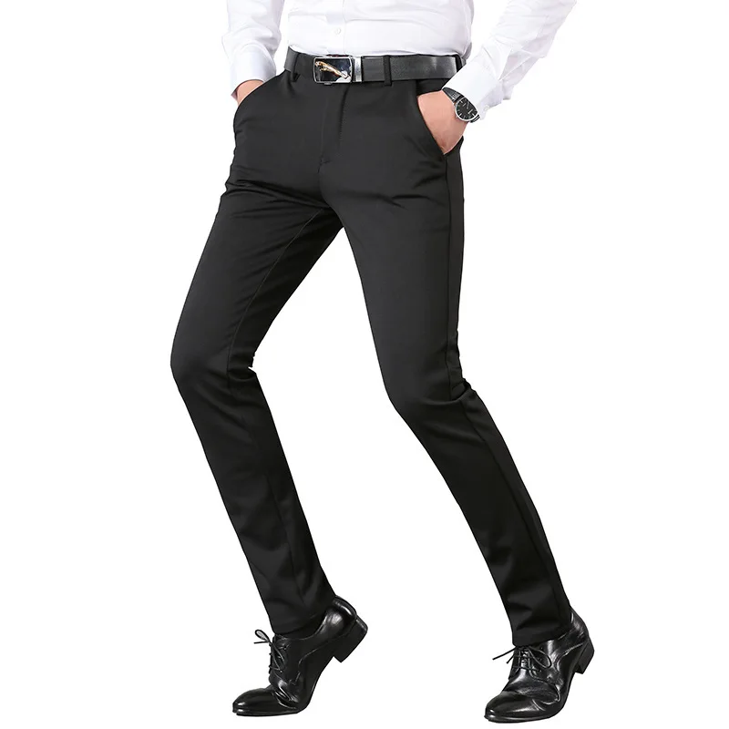 Brand Elastic Formal Suit Pants For Men Trousers Office Party Black Straight Mens Dress Pants Social Casual Pantalon Slim Homme
Brand Elastic Formal Suit Pants For Men Trousers Office Party Black Straight Mens Dress Pants Social Casual Pantalon Slim Homme