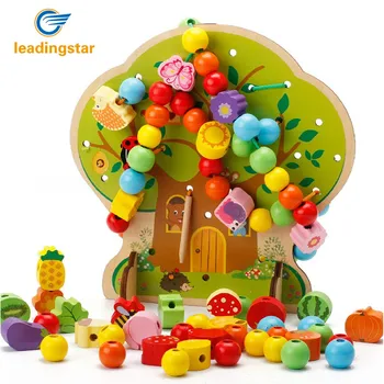 RCtown Children Wood String of Beads Toy Colorful Building Blocks Educational Intellectual Development Toy
RCtown Children Wood String of Beads Toy Colorful Building Blocks Educational Intellectual Development Toy