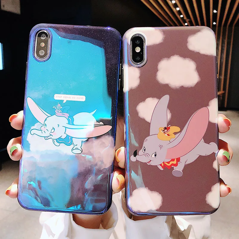 Cartoon Dumbo Elephant circus phone case for iPhone X Xs Mas Xr 10 7 6 6s 8Plus Blue light Mirro IMD Soft TPU Back Cover Fundas
Cartoon Dumbo Elephant circus phone case for iPhone X Xs Mas Xr 10 7 6 6s 8Plus Blue light Mirro IMD Soft TPU Back Cover Fundas
