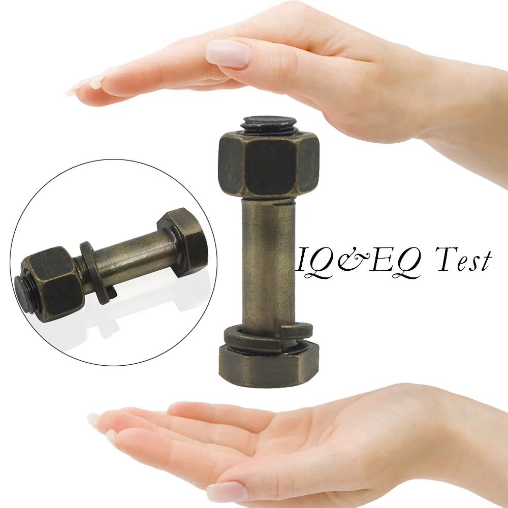 Hot Sale Magic toy Metal Screw Lock Cast Metal Brain Teaser Puzzle Magic Trick Toy High quality IQ&EQ Test Toys 40#
Hot Sale Magic toy Metal Screw Lock Cast Metal Brain Teaser Puzzle Magic Trick Toy High quality IQ&EQ Test Toys 40#