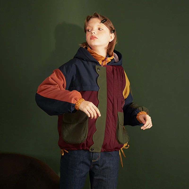 Vintage Spring New Design Women Hooded Thick Winter Jackets Cotton Parkas Coat Patchwork Zipper Velvet Warm Lining Outwear
Vintage Spring New Design Women Hooded Thick Winter Jackets Cotton Parkas Coat Patchwork Zipper Velvet Warm Lining Outwear