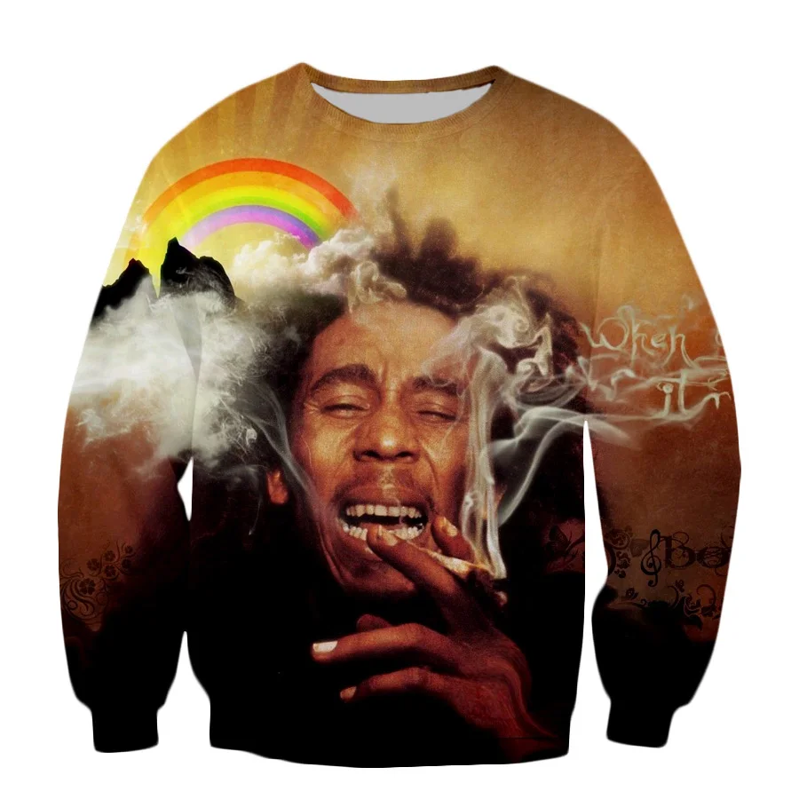 Benxse 2018 Men Women Long Sleeve Sweatshirt Reggae Originator Bob Marley 3D Print Harajuku Pullovers Sportswear
Benxse 2018 Men Women Long Sleeve Sweatshirt Reggae Originator Bob Marley 3D Print Harajuku Pullovers Sportswear