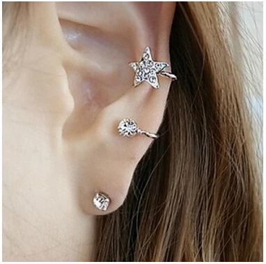 EA636 Fashion 2018 New Sweet flash imitation crystal stars unique ear clip ear bone folder Female charm jewelry
EA636 Fashion 2018 New Sweet flash imitation crystal stars unique ear clip ear bone folder Female charm jewelry