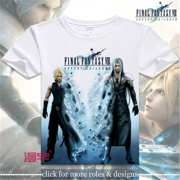 Final Fantasy FF Cloud Strife Sephiroth Cosplay Costume Cloth Unisex Short Sleeve T-shirt
Final Fantasy FF Cloud Strife Sephiroth Cosplay Costume Cloth Unisex Short Sleeve T-shirt