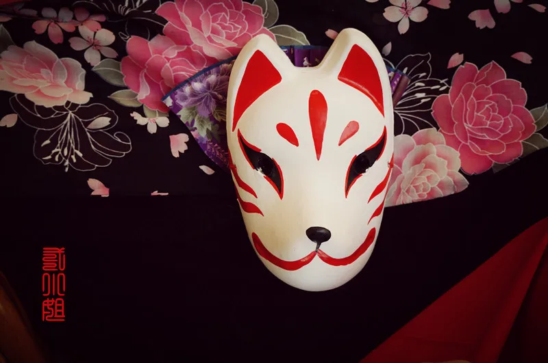 Full Face Japanese Japan Style Hand Painted Fox Kitsune Masquerade Gypsum Cosplay Masks For Halloween Carnival Party
Full Face Japanese Japan Style Hand Painted Fox Kitsune Masquerade Gypsum Cosplay Masks For Halloween Carnival Party