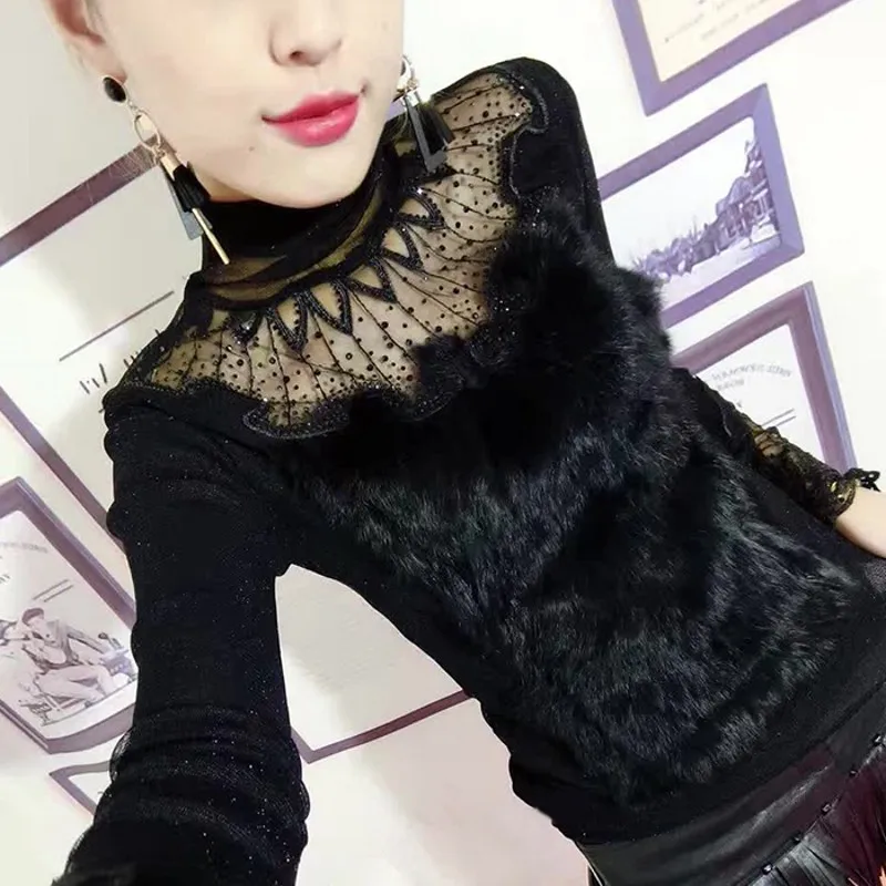 Femininas Blusas 2019 Women Blouses Spring Autumn Fashion Sexy Slim Shirt Tops Lace fur Long Sleeve Leisure Black
Femininas Blusas 2019 Women Blouses Spring Autumn Fashion Sexy Slim Shirt Tops Lace fur Long Sleeve Leisure Black