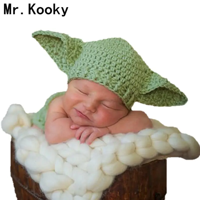 Mr.Kooky Yoda Hat Newborn Baby hand Crochet Girl Boy Beanies Gender Neutral Photo Prop Green Daddys Fathers Day Halloween Gifts
Mr.Kooky Yoda Hat Newborn Baby hand Crochet Girl Boy Beanies Gender Neutral Photo Prop Green Daddys Fathers Day Halloween Gifts