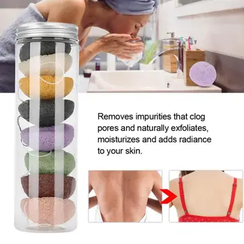 8pcs Color Round Type 100 Konjac Wash Face Flutter Natural Facial Care Body Sponges (Dry)
8pcs Color Round Type 100 Konjac Wash Face Flutter Natural Facial Care Body Sponges (Dry)