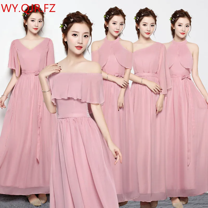 ZX50#Sister group pink chiffon long Bridesmaid Dresses wedding party dress girls 2019 gown prom women's fashion cheap wholesale
ZX50#Sister group pink chiffon long Bridesmaid Dresses wedding party dress girls 2019 gown prom women's fashion cheap wholesale