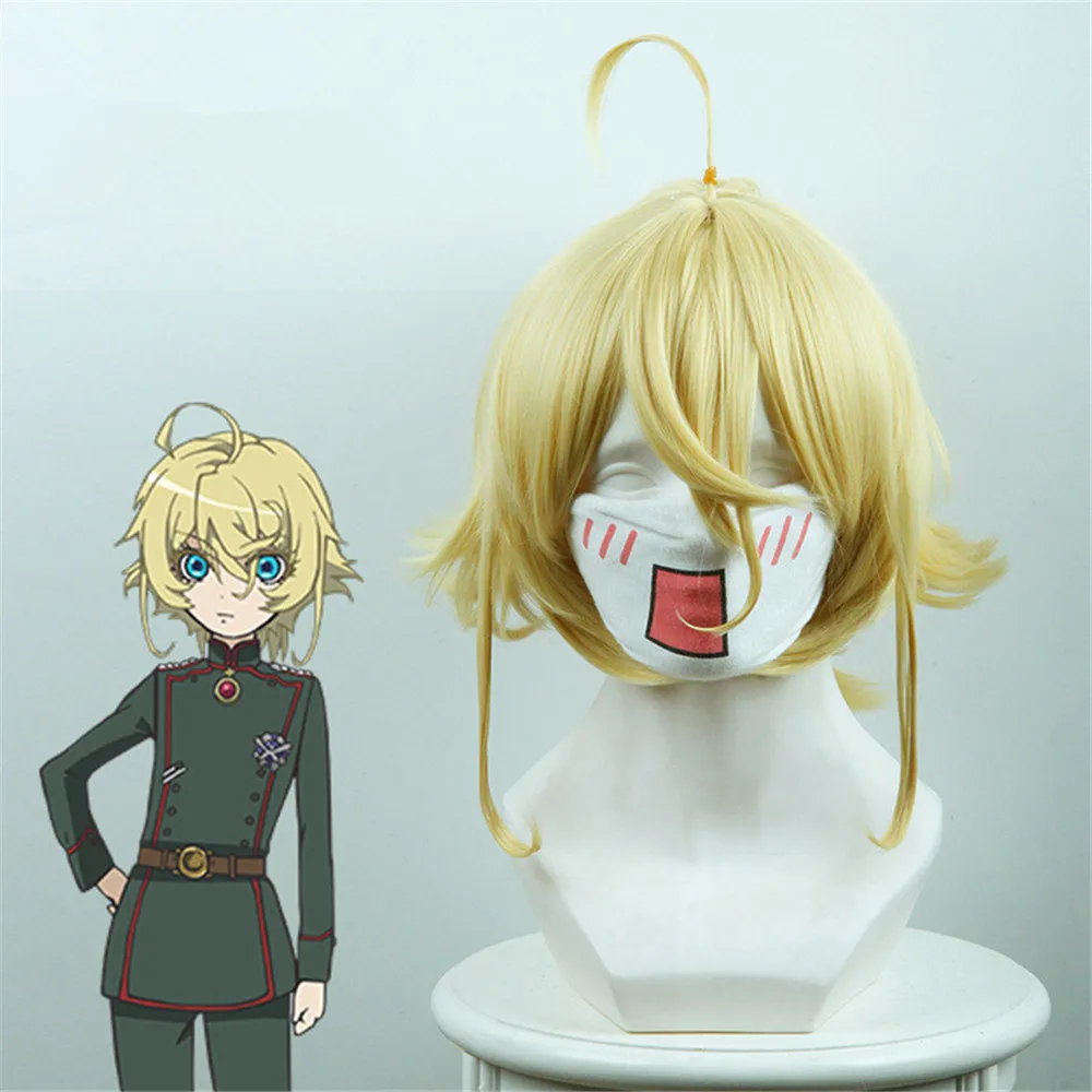 Youjo Senki Tanya von Degurechaff Cosplay Wig Short Straight for Women Heat Resistant Synthetic Hair Anime Costume Wig Blond
Youjo Senki Tanya von Degurechaff Cosplay Wig Short Straight for Women Heat Resistant Synthetic Hair Anime Costume Wig Blond