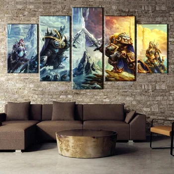 5 Pieces World of game Battle of Prince Arthas Painting Canvas Wall Art Picture Home Decoration Living Room Canvas Painting
5 Pieces World of game Battle of Prince Arthas Painting Canvas Wall Art Picture Home Decoration Living Room Canvas Painting
