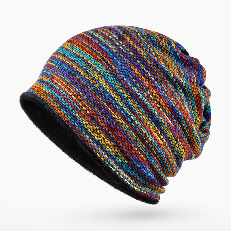 Winter Hat Men Women Beanie Plus Velvet Windproof Head Cap Gorro Feminino Thick Warm Knitted Cap Male Wholesale Turban Hat
Winter Hat Men Women Beanie Plus Velvet Windproof Head Cap Gorro Feminino Thick Warm Knitted Cap Male Wholesale Turban Hat