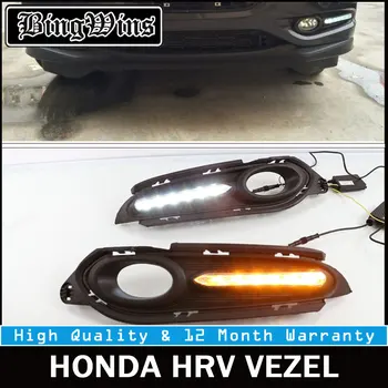 2pcs Car LED DRL Kit daytime running light for Honda VEZEL/HRV 2014-2015 fog light LED lamp emark waterproof 1pair/lot 1 order
2pcs Car LED DRL Kit daytime running light for Honda VEZEL/HRV 2014-2015 fog light LED lamp emark waterproof 1pair/lot 1 order