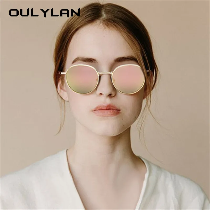 Oulylan Retro Sunglasses Trend Circular Frame Glasses Women Luxury Designer Coating Reflective Mirror Glasses UV400 Goggles
Oulylan Retro Sunglasses Trend Circular Frame Glasses Women Luxury Designer Coating Reflective Mirror Glasses UV400 Goggles