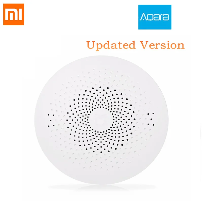 Обновлено Xiaomi Aqara умный Многофункциональный шлюз 2 WiFi Пульт дистанционного