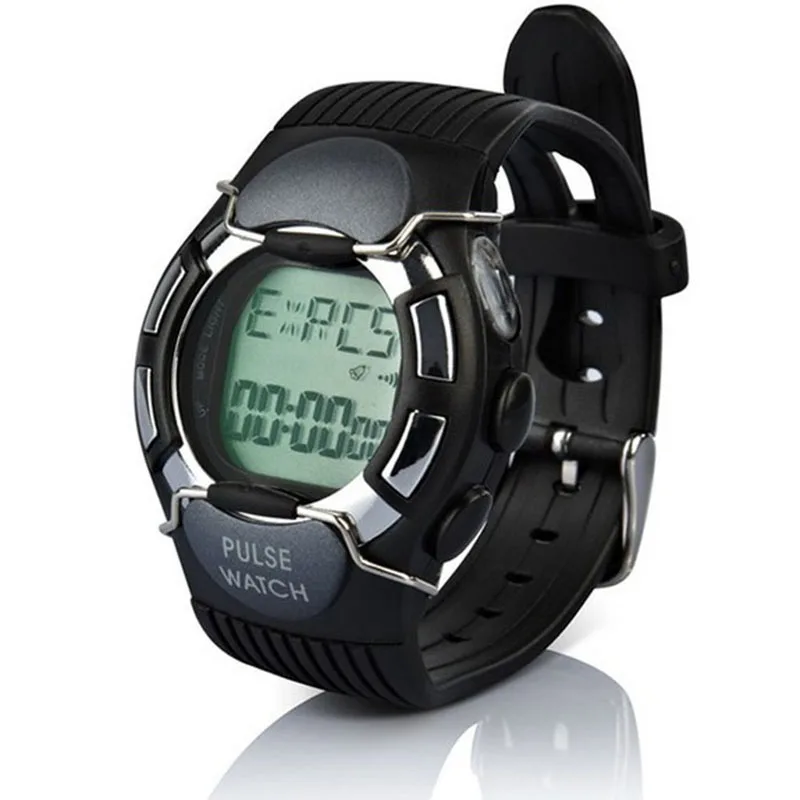 6 Finger Touch Heart Rate Monitor Watch + Calorie Counter & Burning Fat Data + Alarm & Stop Watch Infrared Penetrable Cardio Watch