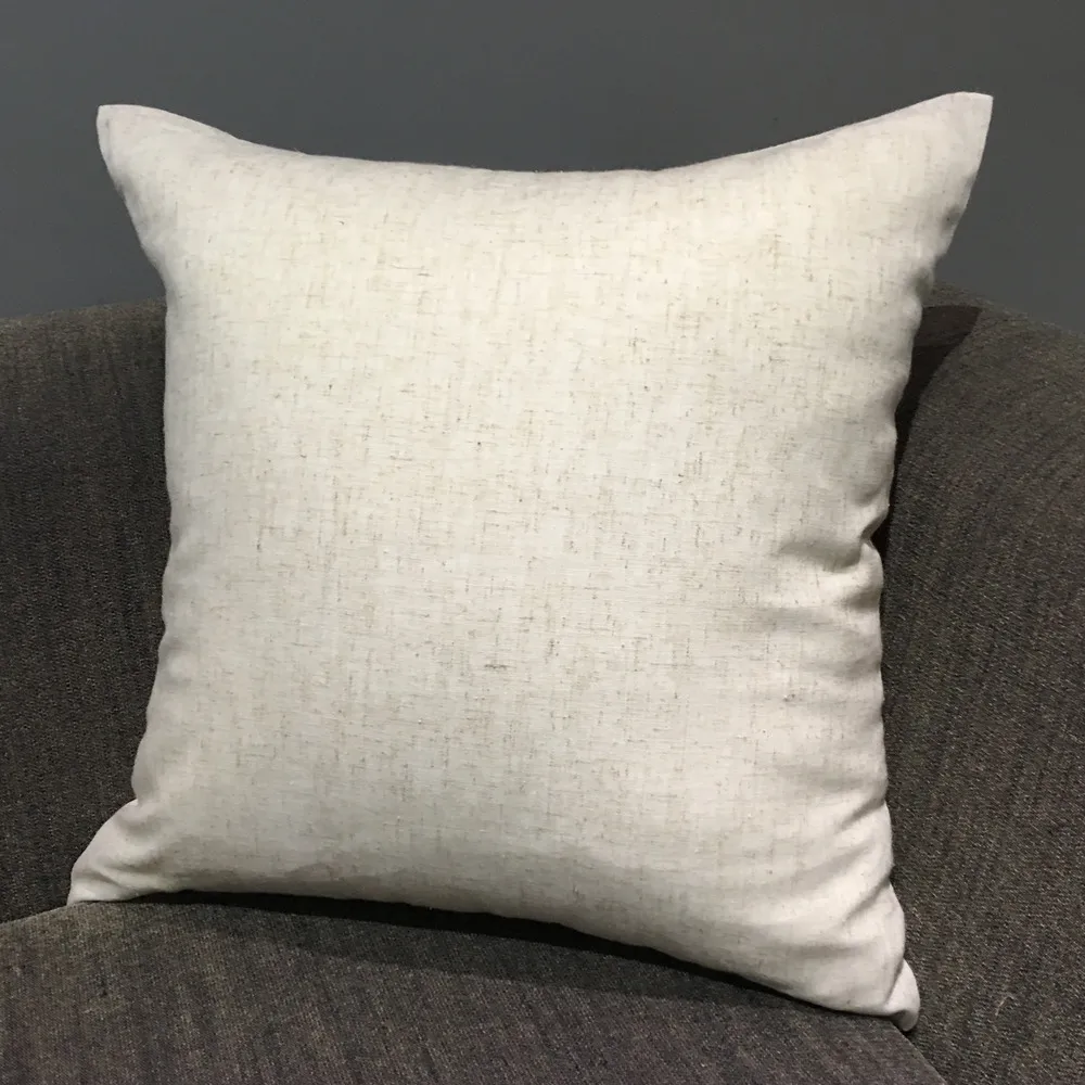 Hinyeatex Natural Breathable Thin Square Polyester Linen Pillow Case Solid Summer Solid Cushion Cover 45 x 45 cm Sell by piece
Hinyeatex Natural Breathable Thin Square Polyester Linen Pillow Case Solid Summer Solid Cushion Cover 45 x 45 cm Sell by piece