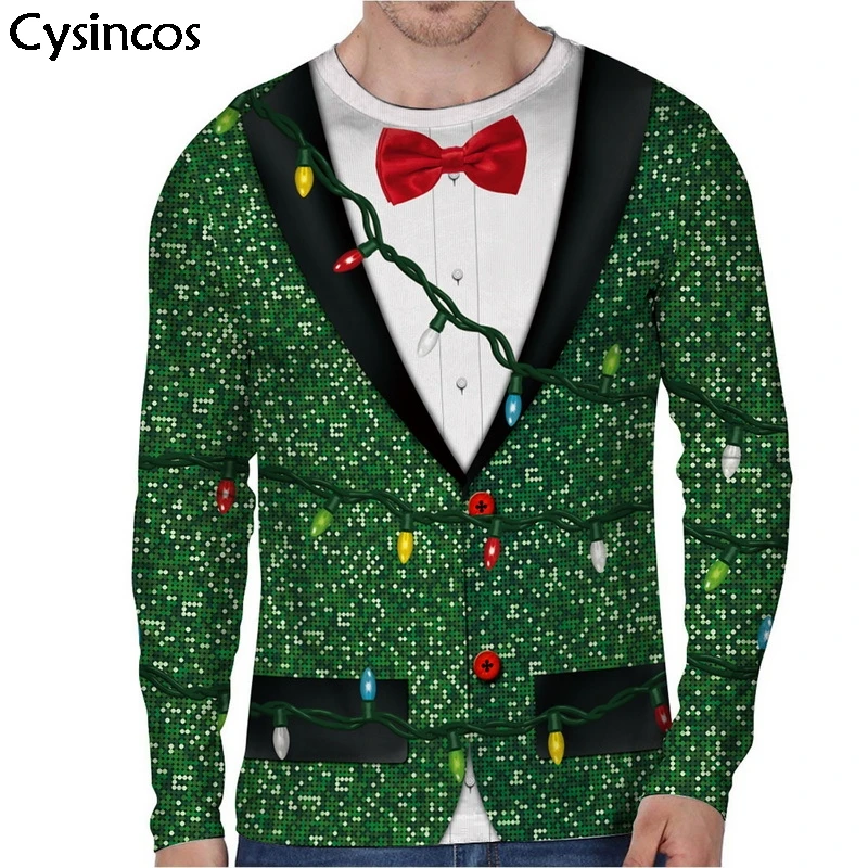 Cysincos 2019 Fashion Christmas Casual Oversize Pullover Tops Christmas 3D Funny Printed Round Neck Long Sleeve Sweatshirts Male
Cysincos 2019 Fashion Christmas Casual Oversize Pullover Tops Christmas 3D Funny Printed Round Neck Long Sleeve Sweatshirts Male