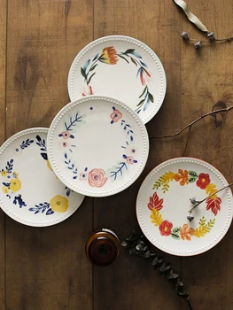 Blue lotus home creative round flower dish home dumplings ceramic flat plate glaze color plate shallow dish tableware plate
Blue lotus home creative round flower dish home dumplings ceramic flat plate glaze color plate shallow dish tableware plate